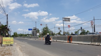 Pengerjaan Tol Jogja-Solo-YIA Mulai Masuk Ring Road, Pagar Pembatas Dipasang Sepanjang 600 Meter