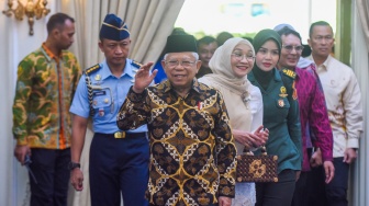 Ma'ruf Amin Kritisi Pembinaan dan Pemain Naturalisasi Timnas Indonesia, Netizen Beri Balasan Menohok