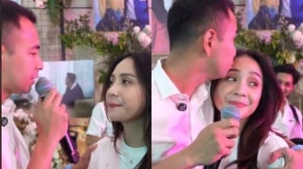 Permintaan Raffi Ahmad di Perayaan 10 Tahun Pernikahan, Nagita Slavina Salah Tingkah