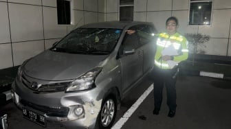 Habis Tabrak Lari di Sleman, Mobil Ini Hancur Diamuk Massa, Begini Kondisinya