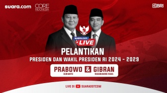 LIVE STREAMING: Pelantikan Presiden Prabowo Subianto dan Wakil Presiden Gibran Rakabuming Raka