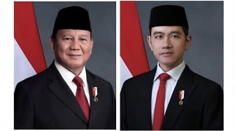 Gratis! Unduh Foto Presiden Prabowo Subianto dan Wapres Gibran Rakabuming di Sini