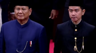 5 Potret Adu Gaya Keluarga Prabowo-Gibran di Acara Pelantikan, Erina Gudono Sang Adik Ipar Wapres Absen