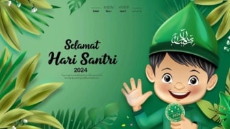 Logo Hari Santri 2024 PNG untuk Edit Gambar Poster dan Ucapan, Ini Link Downloadnya