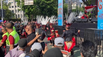 Prabowo Resmi Jadi Presiden Hari Ini, Pesta Rakyat di Monas Mulai Dipenuhi Relawan dan Warga