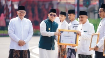 Hari Santri 2024, Pj. Gubernur Adhy Harapkan Santri Jadi Generasi Masa Kini yang Multitalenta