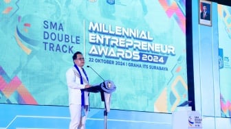 Serahkan Milenial Entrepreneur Awards 2024, Pj. Gubernur Adhy: Motivasi untuk Kembangkan Potensi Enterpreneurship