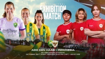 Timnas Putri Indonesia Hadapi ADO Den Haag Vrouven dalam Laga Uji Coba