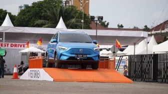 MG Siap Investigasi Mobil Listrik Tabrak Lobi Hotel di Klaten