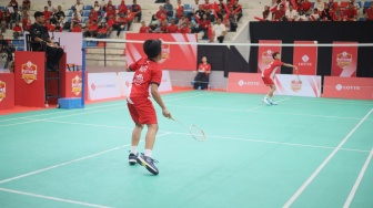 Candra Wijaya dan Debby Susanto Latih Talenta Bulu Tangkis di Future Champions Badminton Challenge