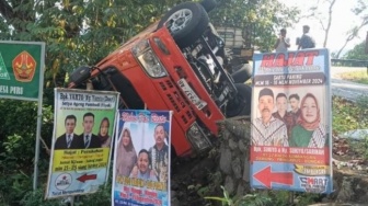 Minibus Masuk Jurang di Trenggalek, 3 Orang Luka-Luka