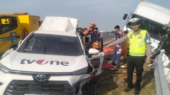 Kesaksian Reporter TVOne Korban Kecelakaan Maut Tol Pemalang, Mobil Sempat Berhenti di Bahu Jalan Lalu Ada Truk