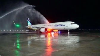 Air Busan Mendarat Perdana di Bandara I Gusti Ngurah Rai Bali, Pangsa Korsel Semakin Ramai