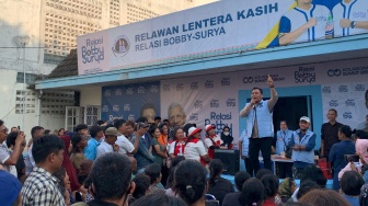 Relawan Lentera Kasih Sosialisasikan Visi Misi Bobby Nasution-Surya ke Masyarakat Medan