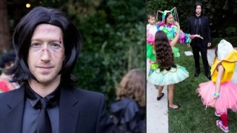 Mark Zuckerberg Jadi "John Wick" Demi Halloween, Dikepung Balerina Cilik!