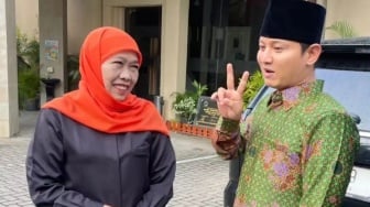 PDIP Sentil Kebersamaan Cabup Trenggalek Nur Arifin Temani Kampanye Khofifah