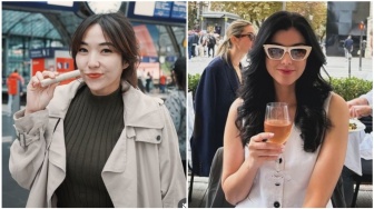 Adu Pesona Medina Dina Vs Gisella Anastasia: Sama-sama Doyan Traveling?