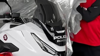 Motor Kece Polisi dari Honda: Tampang Mirip PCX, Bodi Sporty