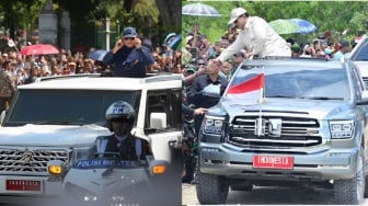 Duel Maung Garuda vs GWM Tank 500, Duo Kendaraan yang Jadi Tunggangan Prabowo Subianto