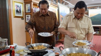 Terkuak! Ternyata Ini Arti Sajian Nasi Goreng SBY saat Jamu Prabowo di Cikeas