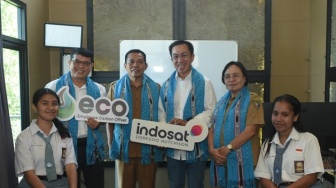 Indosat Bangun Studio Digital Pertama di Indonesia, Terbuat dari Bahan Daur Ulang