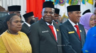 Momen Bersejarah di Papua Tengah, Ketua DPRPT Sementara Maksimus Takimai Janjikan Ini