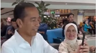 Nge-Vlog Bareng Iriana, Jokowi Hari Ini OTW ke Jakarta buat Nengok Cucu: Bismillah