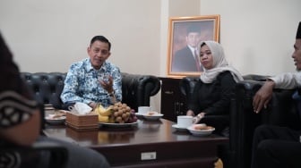 Fokus Isu Anak dan Perempuan, Calon Bupati Sleman Kustini Bahas Pembangunan Nonfisik dengan DPD RI