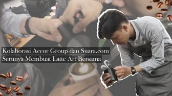 Serunya Media Visit Accor Group: Kolaborasi Latte Art Bareng Suara.com