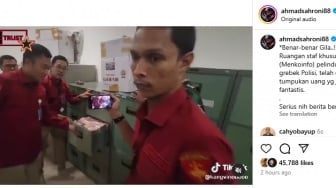 Viral! Ahmad Sahroni Unggah Video Diduga Ruang Stafsus Budi Arie Digerebek, Ada Banyak Uang di Filling Cabinet