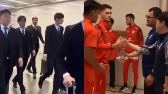Timnas Jepang Pakai Setelan Jas Saat Tiba di Jakarta, Legging Merah Timnas Indonesia Jadi Olok-olokan: Akamsi Bebas
