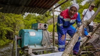 Energi Mikrohidro PT Pertamina Mengubah Desa Terpencil di Kaki Bukit Barisan