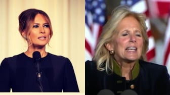 Pertemuan Ibu Negara Batal: Melania Trump Pilih Abaikan Jill Biden di Gedung Putih