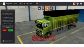 GRATIS! Link Download MOD BUSSID Truck Hino 500 Muatan Berat Full Strobo