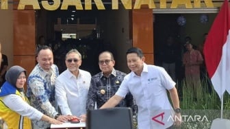 Habiskan Rp44 Miliar, Pasar Natar Lampung Selatan Kini Berwajah Modern