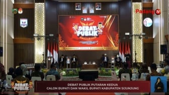 Debat Pamungkas Pilkada Sijunjung: Benny-Radi vs Hendri-Mukhlis, Adu Visi SDA dan Infrastruktur