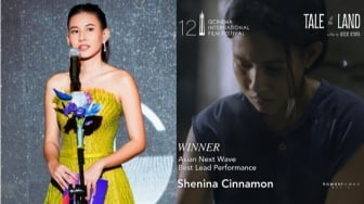 Selamat! Shenina Cinnamon Menang Penghargaan Festival Film di Filipina