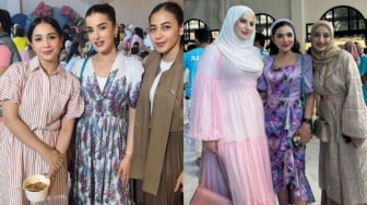 Sama-sama Hadiri Ultah Azura usai Diduga Tak Akur, Intip Adu Gaya Anggun Glamor Tasyi Athasyia dan Tasya Farasya