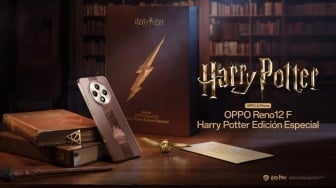 Beli Oppo Reno 12F Edisi Harry Potter, Pengguna Dapat Tongkat Sihir Gratis!