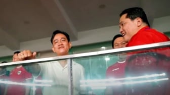 Timnas Indonesia Kalah, Adab Erick Thohir ke Gibran Jadi Gunjingan: Harusnya ke Korban Tragedi Kanjuruhan