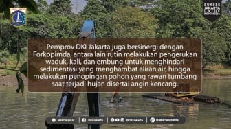 Sinergi Mitigasi Musim Hujan. (Dok: Pemprov DKI Jakarta)