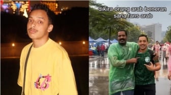 Bikin Warganet Geleng-Geleng, Daffa Ariq Cosplay Jadi Suporter Arab Saudi dari Yaman