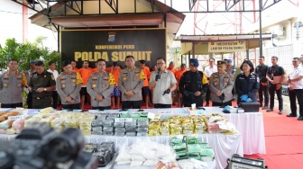 Musnahkan 201,68 Kg Sabu, Kapolda Sumut Ingatkan Personel Jangan Terlibat Narkoba: Ada Konsekuensinya!