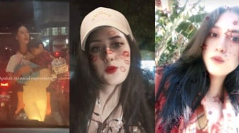 5 Potret Septi Pengamen Viral yang Gendong Anak Malam-malam, Kini Masuk TV