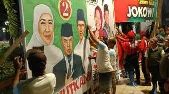 APK Calon Kepala Daerah Dibersihkan dari Jalanan Kota Surabaya