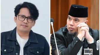 Main Serong dengan Teman Band, Beda Gelagat Ayus Sabyan dan Ahmad Dhani Saat Terpojok di Acara TV