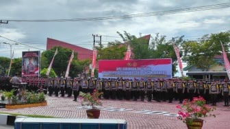 1.266 Personel Diterjunkan, Polres Bontang Pastikan Keamanan di 277 TPS