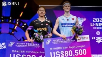 Jonatan Christie Tampil Antiklimaks, Gelar Tunggal Putra pun Melayang