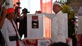 Dedi Mulyadi Menang Telak di TPS Prabowo