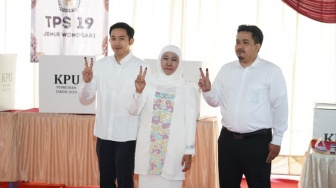 Khofifah Berharap Menang Telak: Kawal Suara Rakyat Sampai Pemilihan Selesai